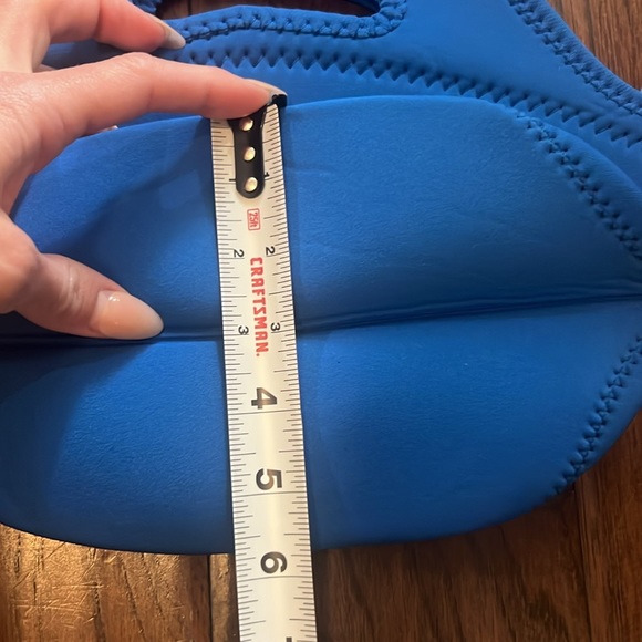 Byo by Built Rambler blue lunch bag zipper closure insulated with carry handles - Picture 8 of 8